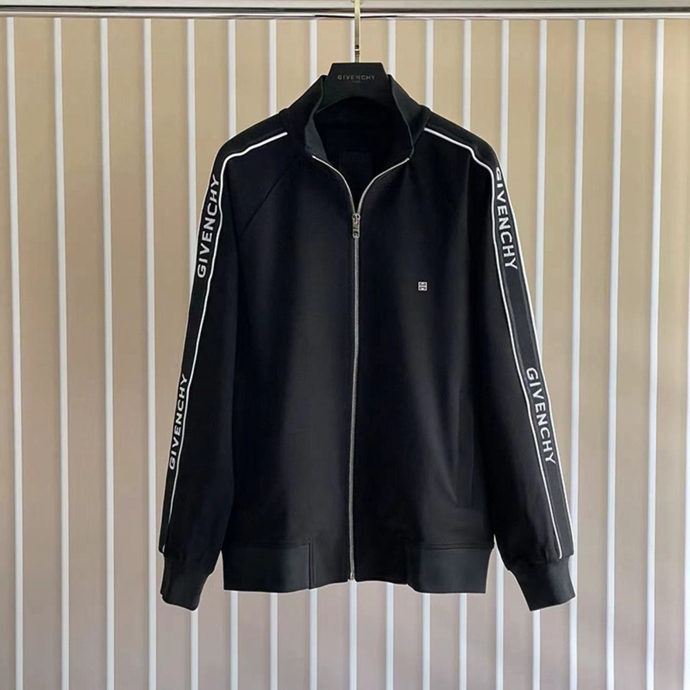 Givenchy Black Zip-Up Sporty Jacket